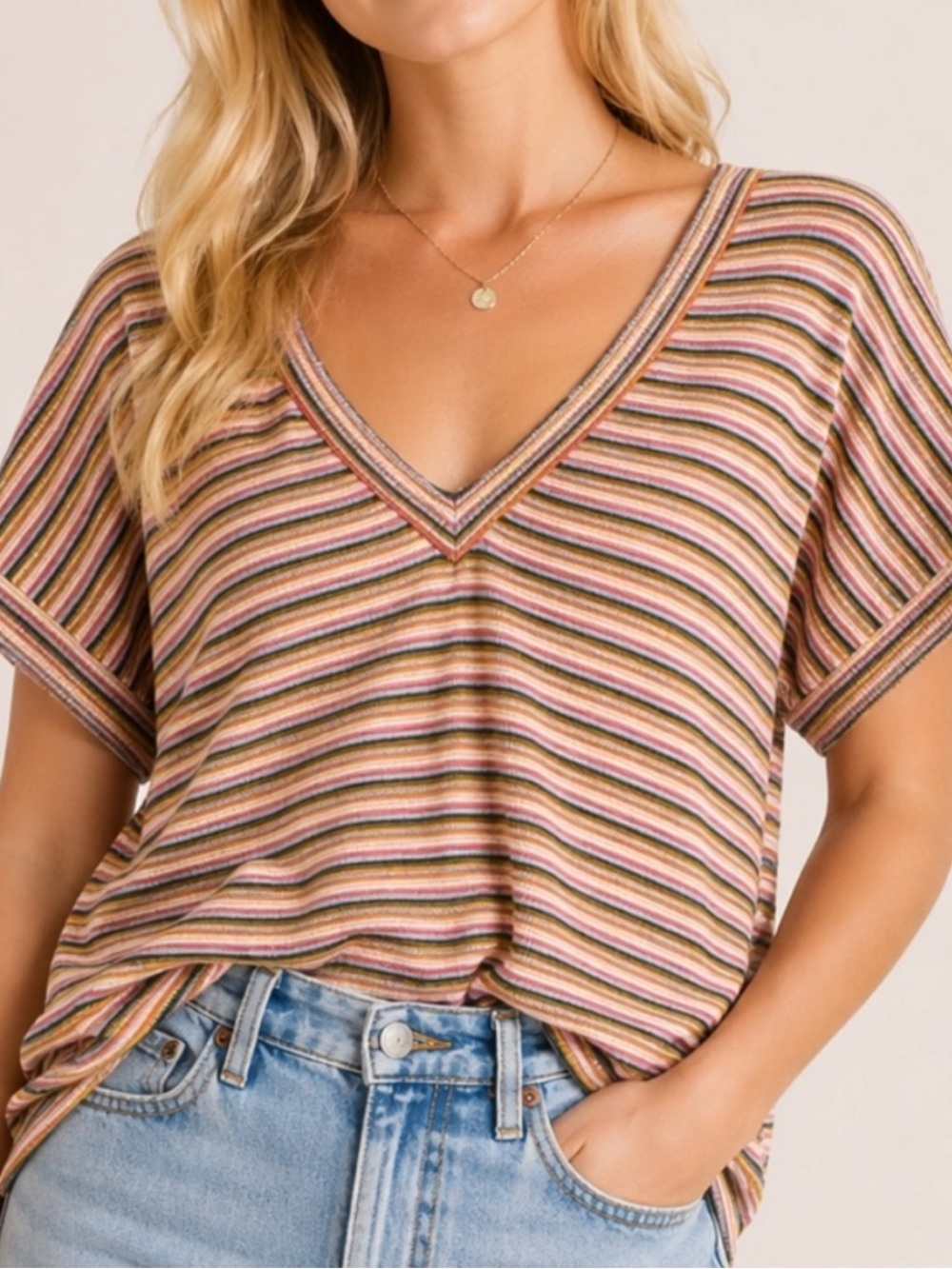 Madewell Striped Paulson Sweater Tee